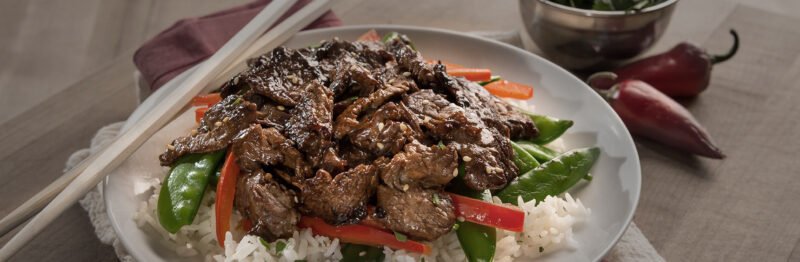 Beef stir fry