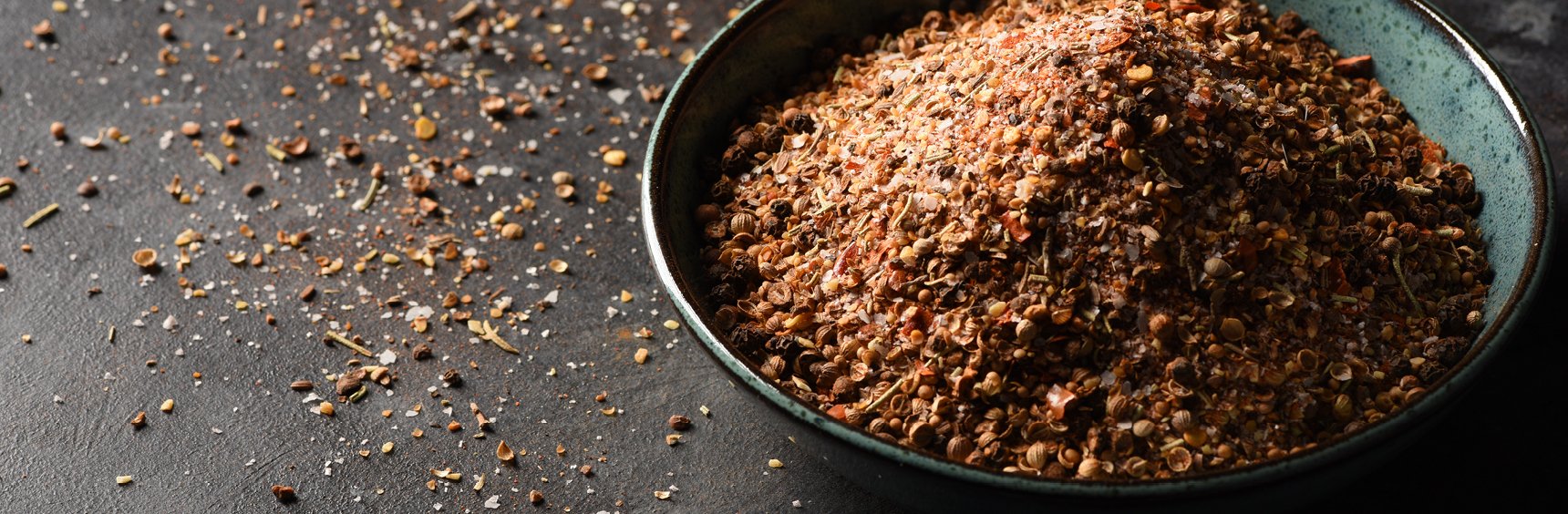 Seasoning blend in a bowl