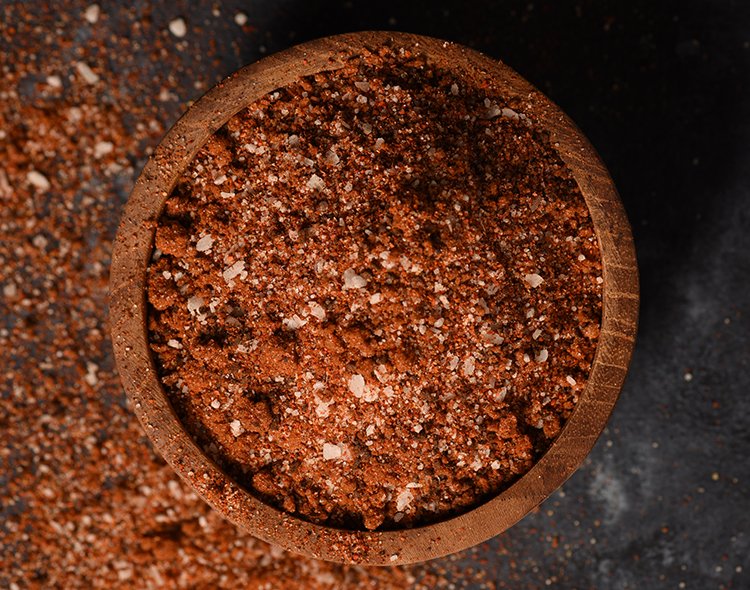 Coffee steak seasoning in a bowl